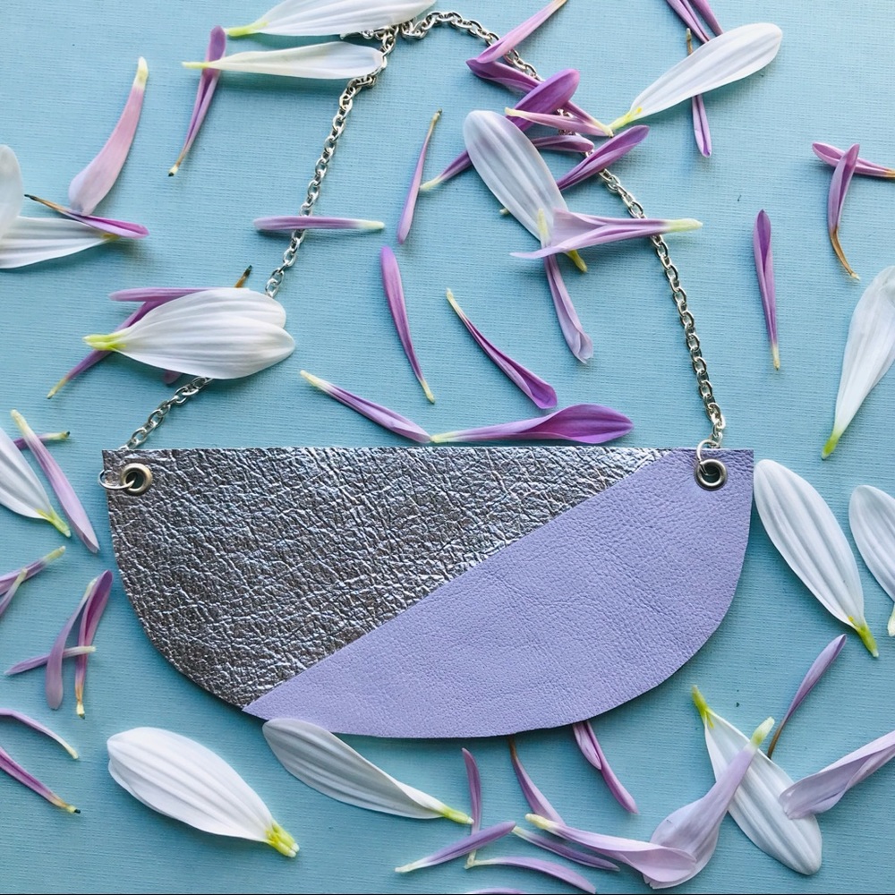 ETSY Handmade Leather Bib Necklaces